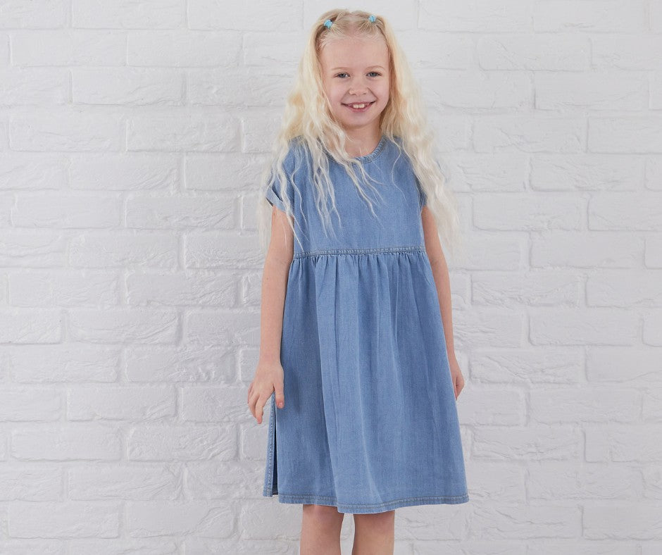 Cotton Jersey Dress at fantastic value from Kids Wholesale Clothing, ideal for personalisation
