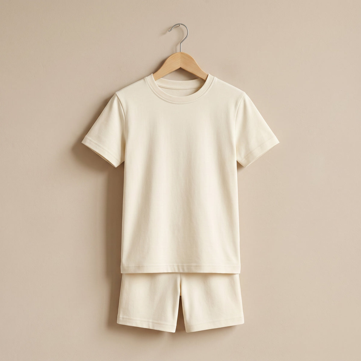 Plain T-shirt & Shorts Set