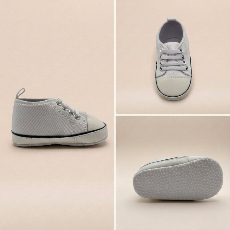 Baby Canvas Trainer in White