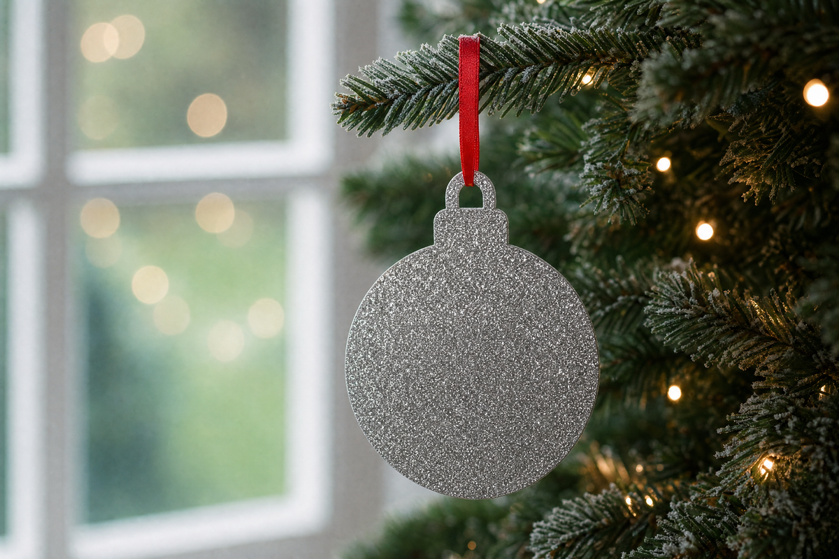 Acrylic Bauble Shape Decoration