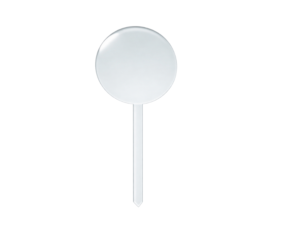 Acrylic Round Shape Cake Topper for Sublimation & UVDTF (5 Colours)