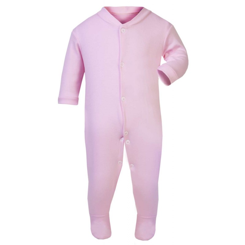 Baby Blanks Babygrow/Sleepsuit in Pink 