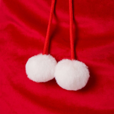 Plain Large Santa Sacks in Red