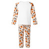 Pumpkin & Cats Print Long Raglan Sleeve Pyjama Set