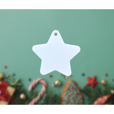 Sublimation Acrylic Star Shape Decoration