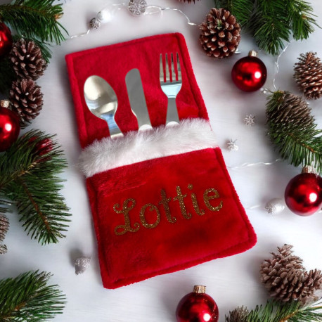 Christmas Decorative Cutlery Holder