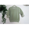 Kids' Crew Neck Fleece Sweatshirt in Sage