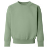 Kids' Crew Neck Fleece Sweatshirt in Sage