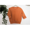 Kids' Crew Neck Fleece Sweatshirt in Caramel