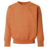 Kids' Crew Neck Fleece Sweatshirt in Caramel