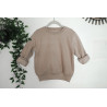 Kids' Crew Neck Fleece Sweatshirt in Mink