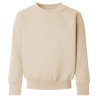 Kids' Crew Neck Fleece Sweatshirt in Natural