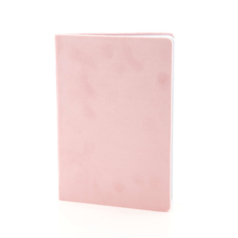 A5 Velvet Notepad in Pink