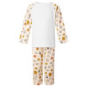 Safari Animals Print Long Raglan Sleeve Pyjama Set