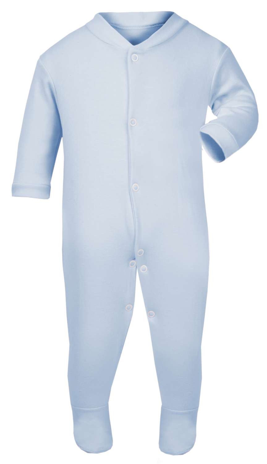 Fanstastic range of colours in Kids Wholesale Clothing range of sleepsuits, ideal for personalisation.