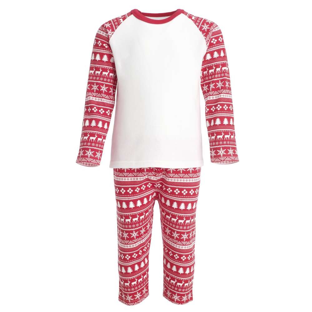 Buy Baby Christmas Pyjama sets at fantastic value from Kids Wholesale Clothing, ideal for personalisation. DTF, HTV and Embroidery blanks