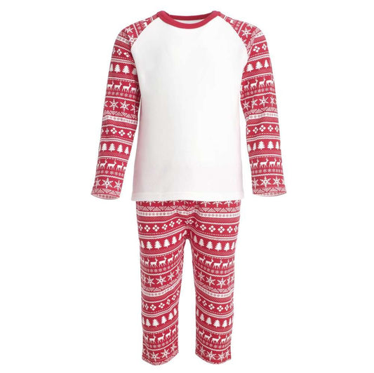 Buy Baby Christmas Pyjama sets at fantastic value from Kids Wholesale Clothing, ideal for personalisation. DTF, HTV and Embroidery blanks