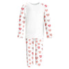 Heart Print Print Long Sleeve Pyjama Set