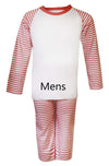 Men's Red Stripe Pyjamas