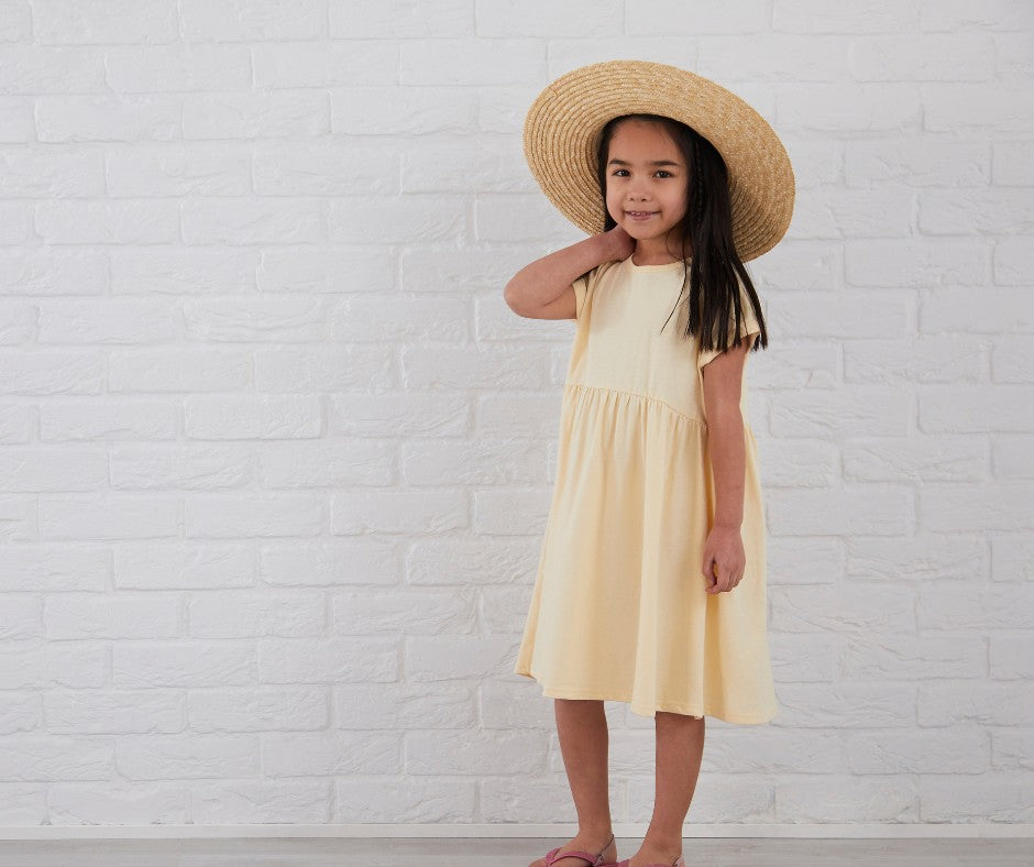 Cotton Jersey Dress at fantastic value from Kids Wholesale Clothing, ideal for personalisation