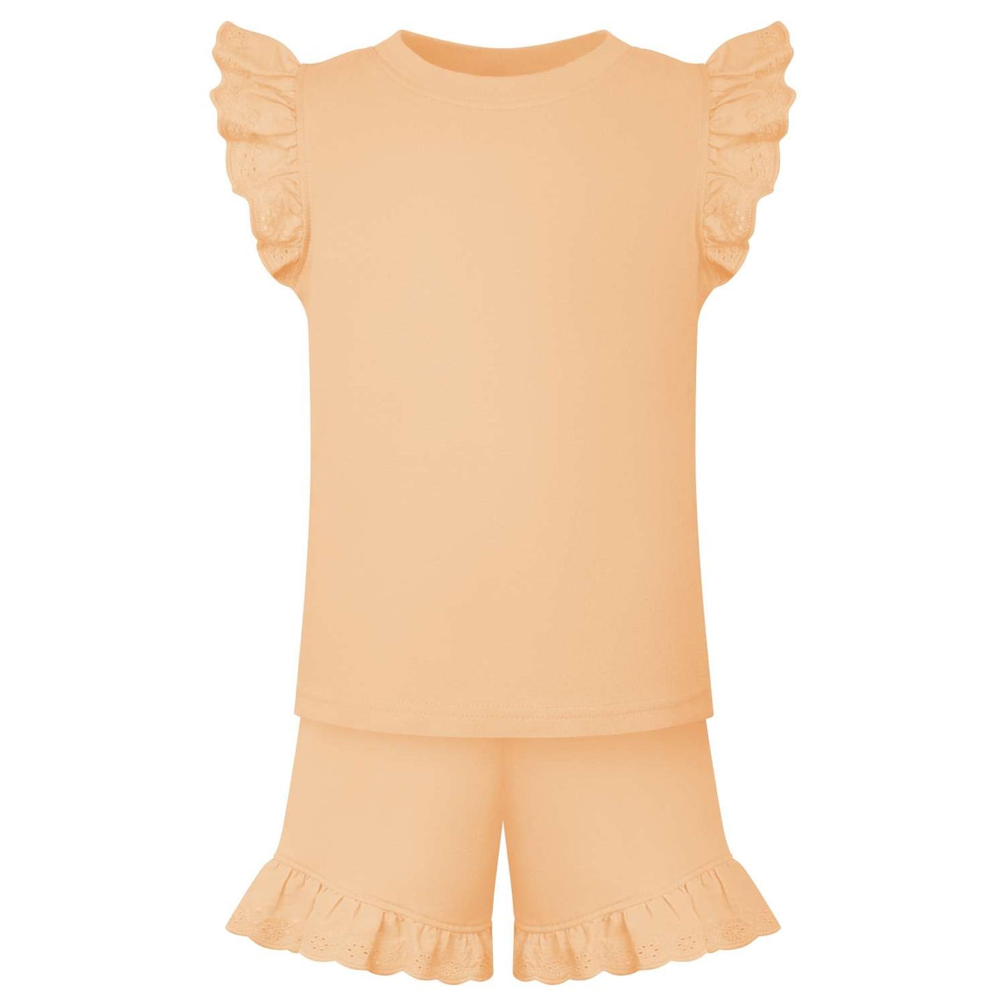 Girls Anglaise Set in Hazelnut  fantastic value from Kids Wholesale Clothing, ideal for personalisation