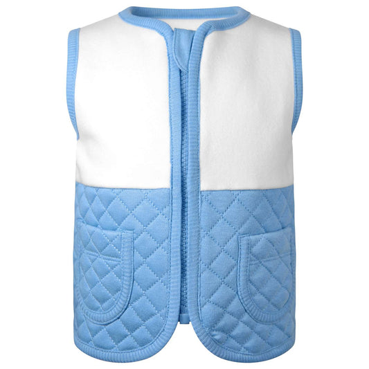 Wholesale Kid's Quilted Gilet at low cost ideal for printing, only at Kids Wholesale Clothing