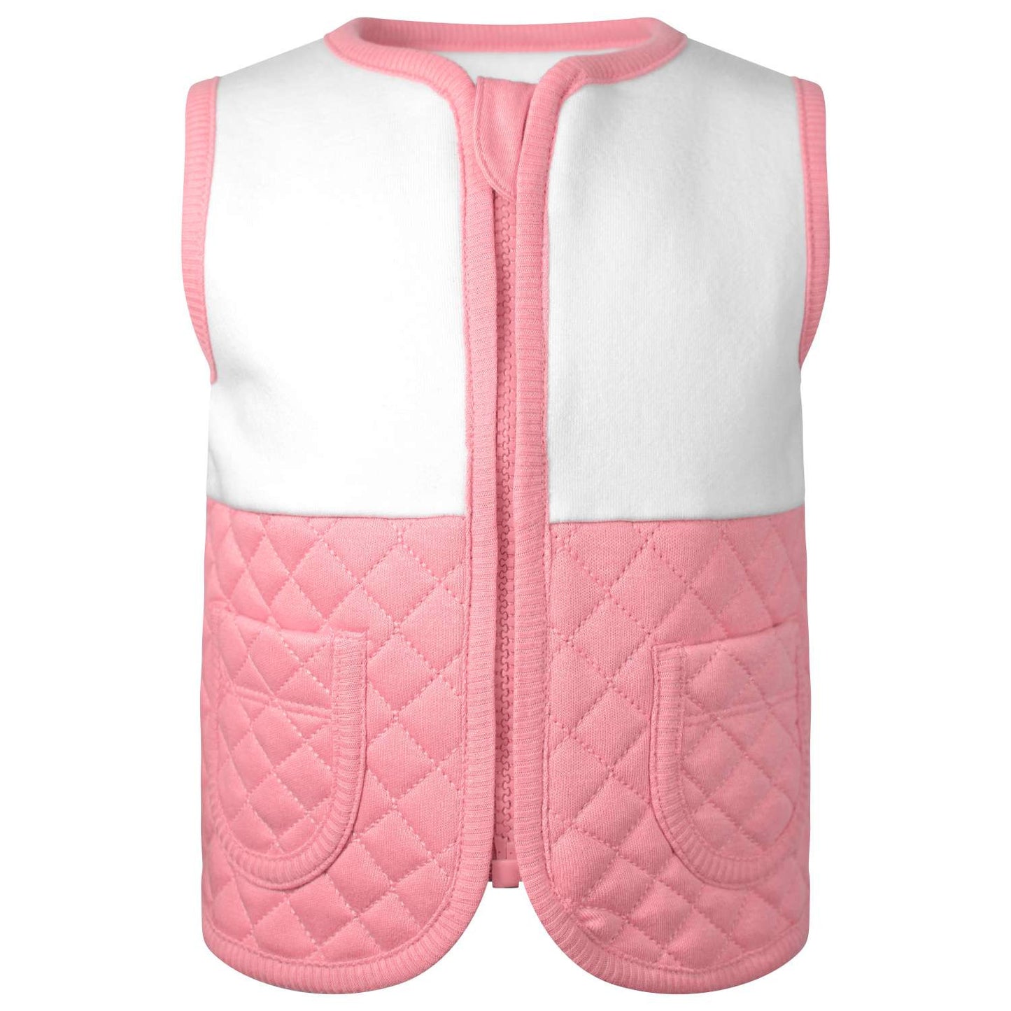 Wholesale Kid's Quilted Gilet at low cost ideal for printing, only at Kids Wholesale Clothing