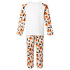 Pumpkin & Cats Print Long Raglan Sleeve Pyjama Set