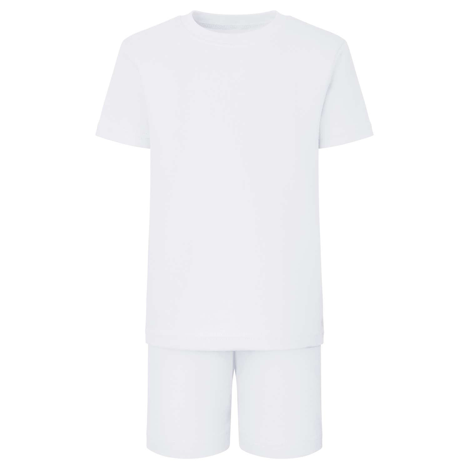 Plain T-shirt and short sets for personalisation available in a range of sizes and colours. Ideal for vinyl, DTF, Embroidery and screen printing.