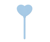 Acrylic Heart Shape Cake Topper for Sublimation & UVDTF (5 Colours)