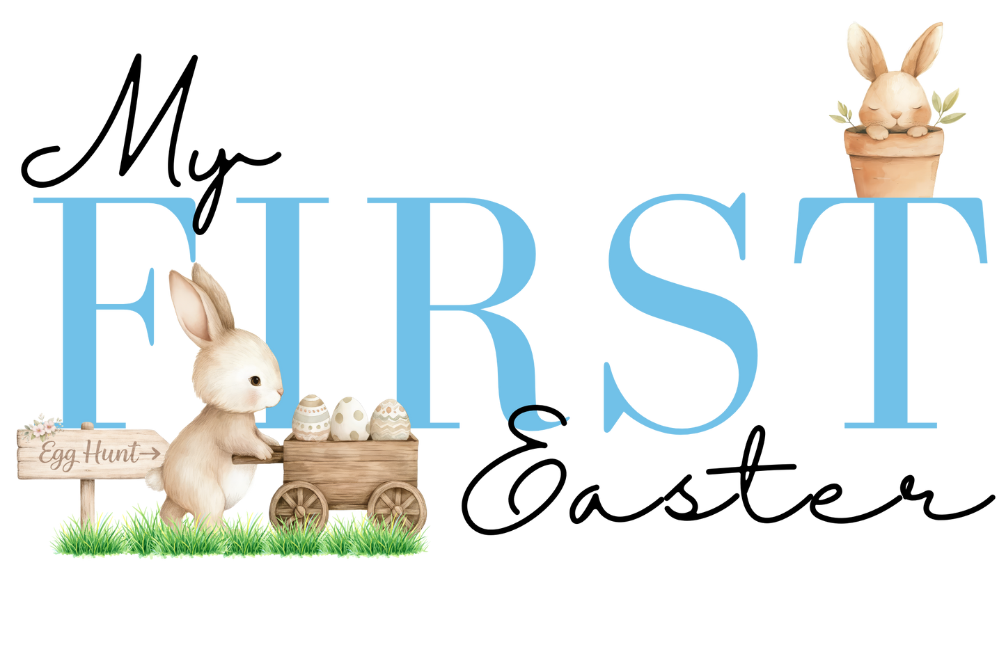Easter DTF Transfer Prints 15cm