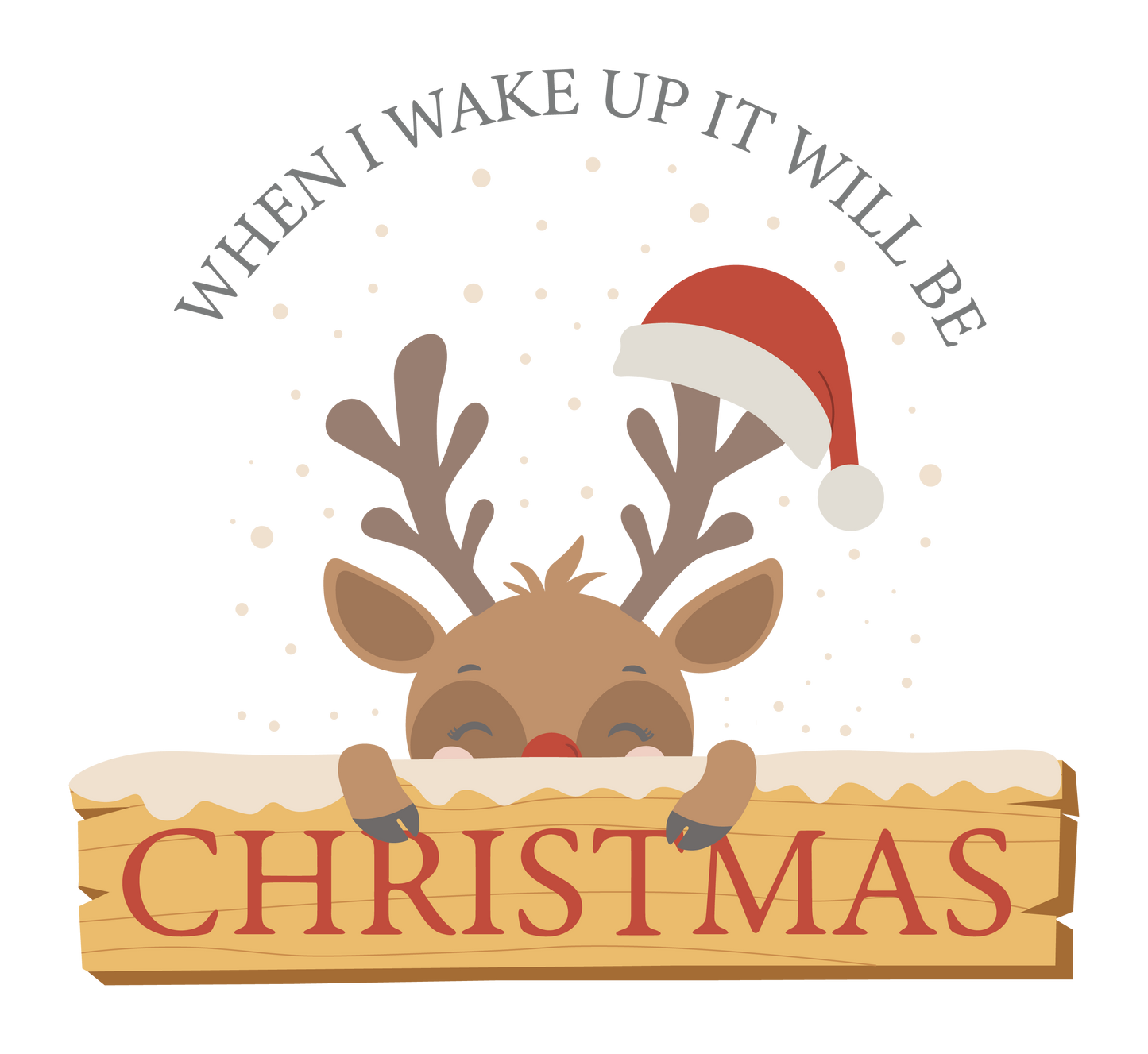 Christmas Themed DTF Prints - 15cm