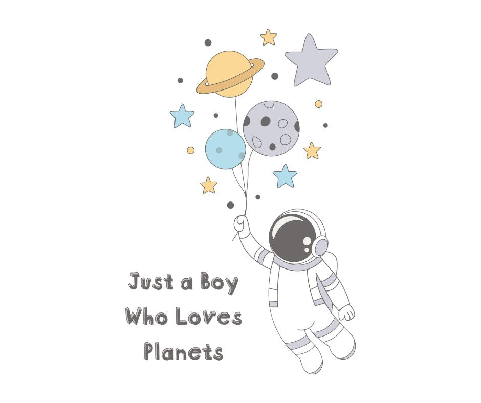 Space Themed Birthday DTF Prints