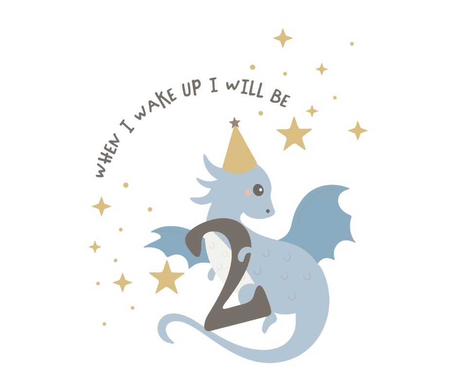 Knights & Dragons Themed Birthday DTF Prints