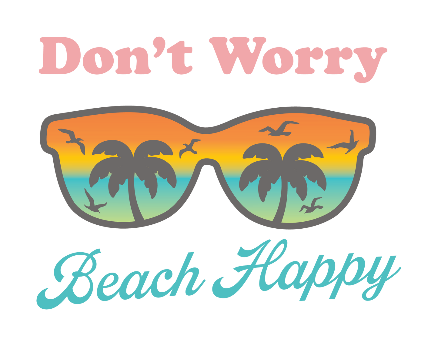Summer Themed DTF Prints - 20cm
