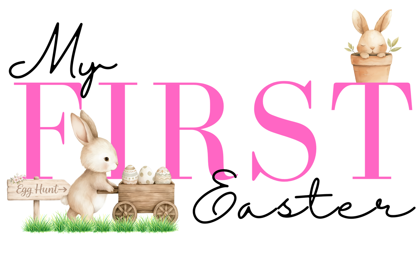 Easter DTF Transfer Prints 15cm