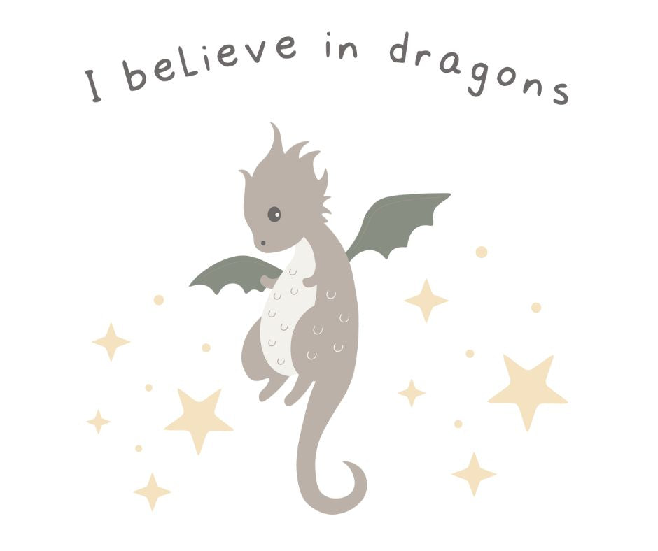 Knights & Dragons Themed Birthday DTF Prints