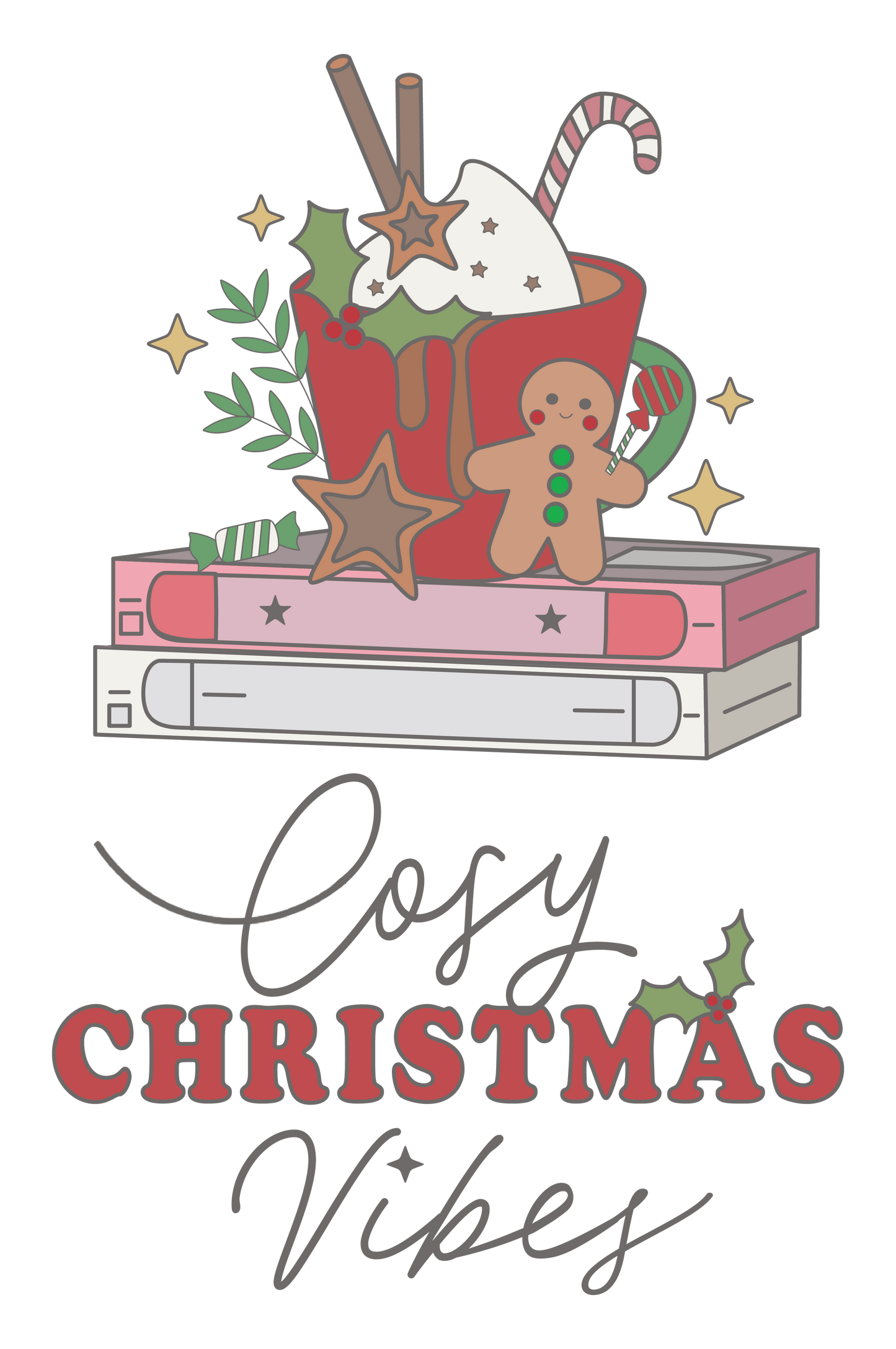 Christmas Themed DTF Prints - 15cm
