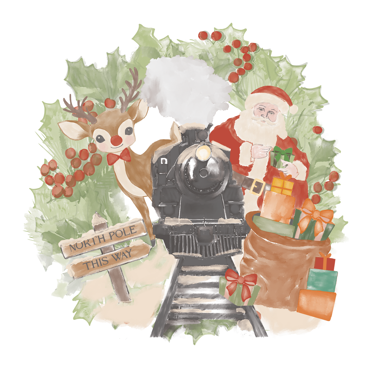 Christmas Themed DTF Prints - 15cm