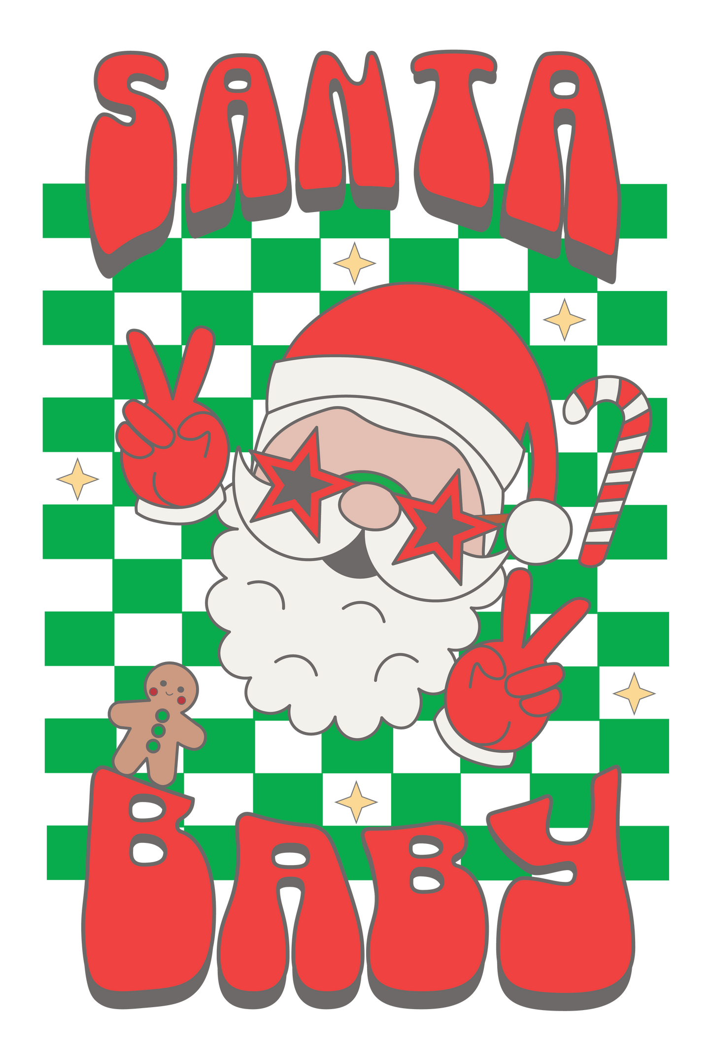 Christmas Themed DTF Prints - 15cm