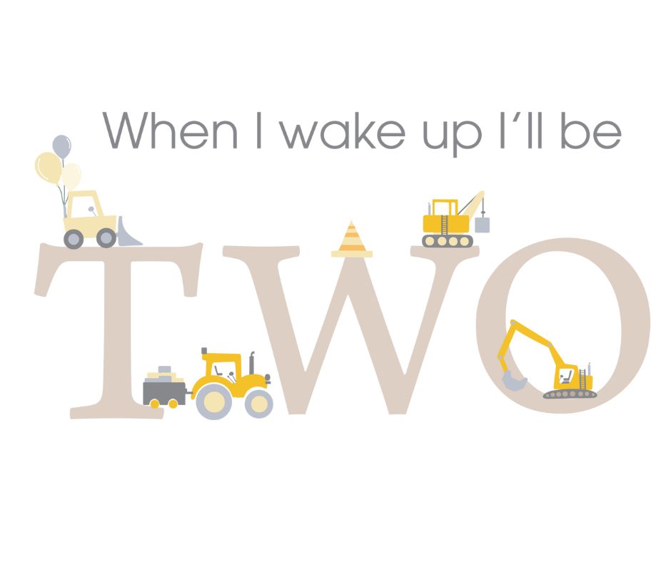 Digger Themed Birthday DTF Prints