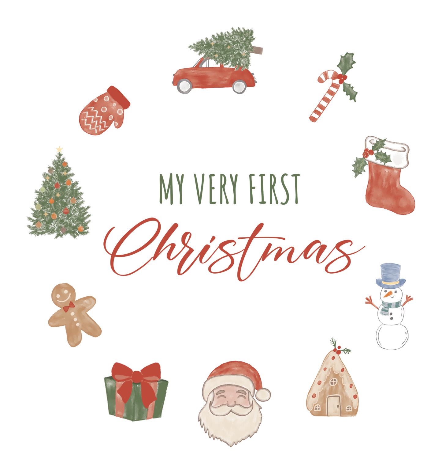 Christmas Themed DTF Prints - 15cm