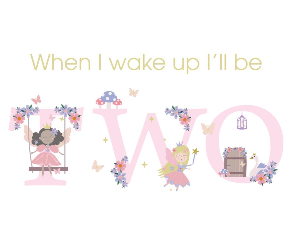 Fairy Princess Themed Birthday DTF Prints
