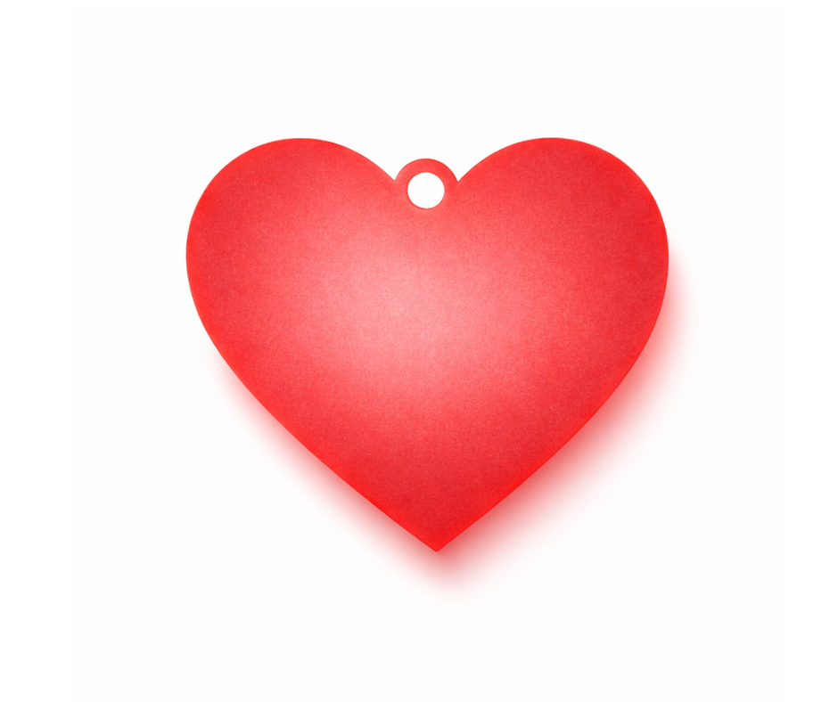 Acrylic Heart Decoration for Sublimation & UVDTF (7 Colours)