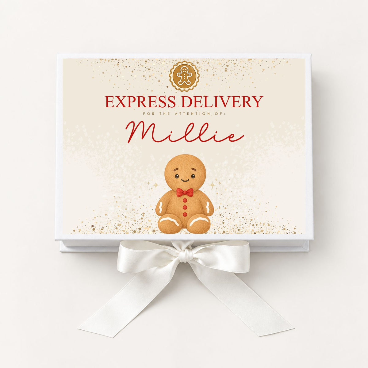 Gingerbread Magnetic Box Topper