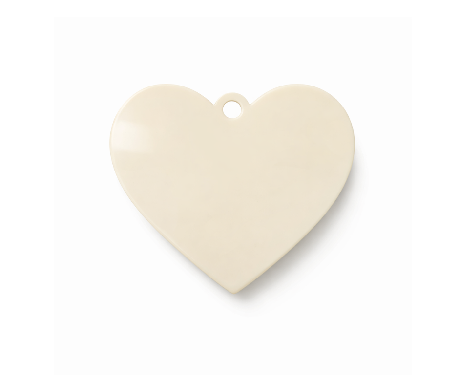 Acrylic Heart Decoration for Sublimation & UVDTF (7 Colours)