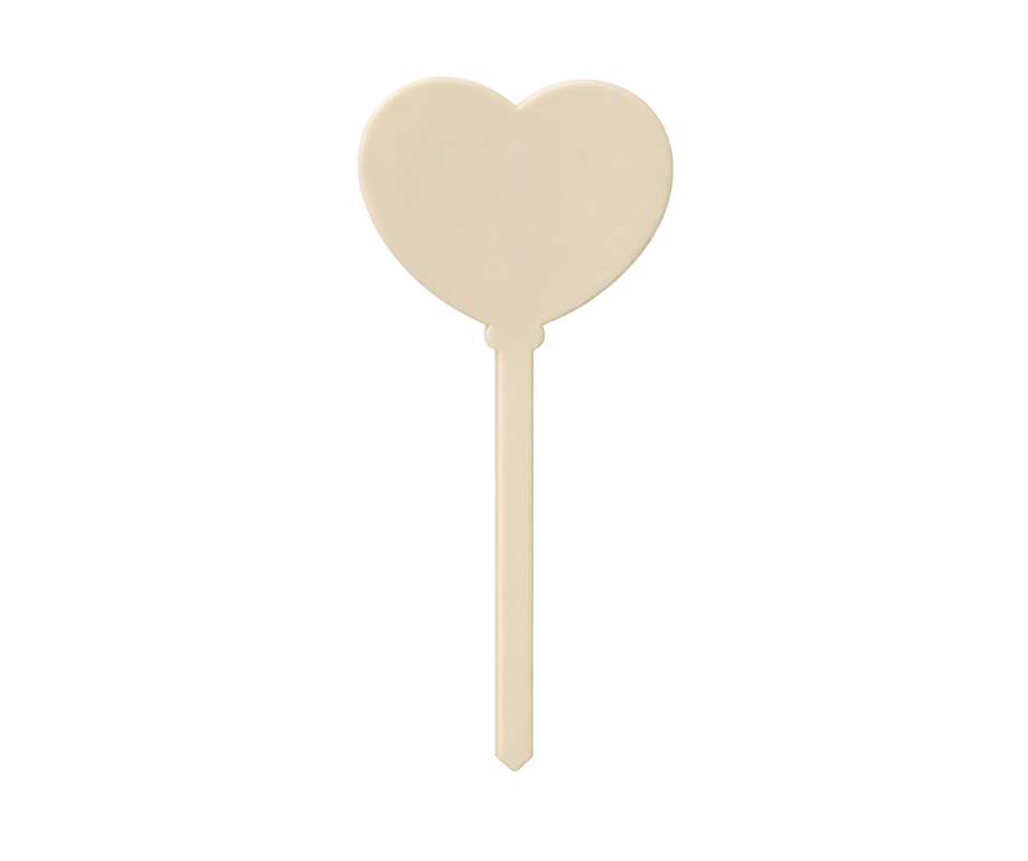 Acrylic Heart Shape Cake Topper for Sublimation & UVDTF (5 Colours)