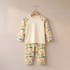 Safari Animals Print Long Raglan Sleeve Pyjama Set