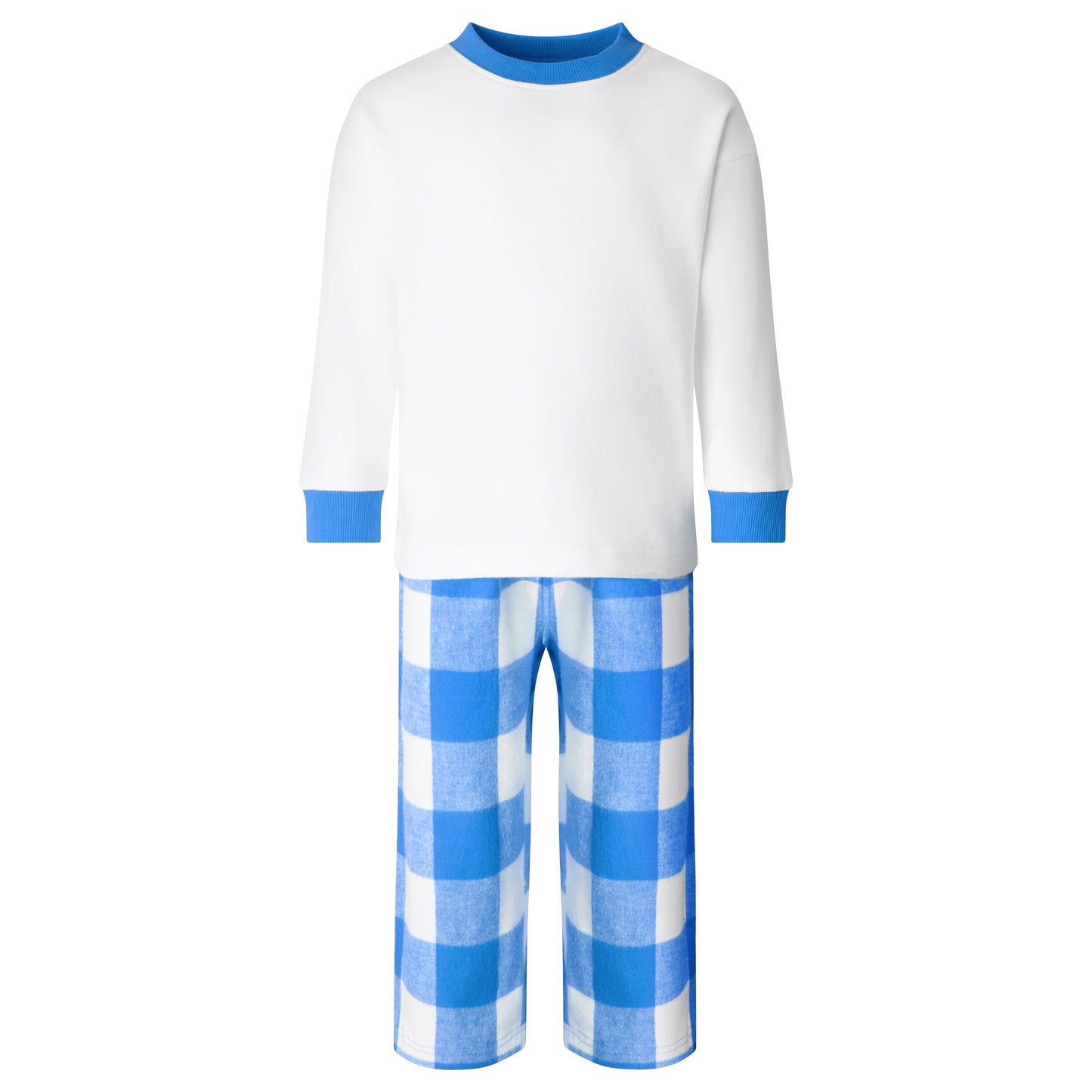 Children's Check Bottom Pyjama Set
