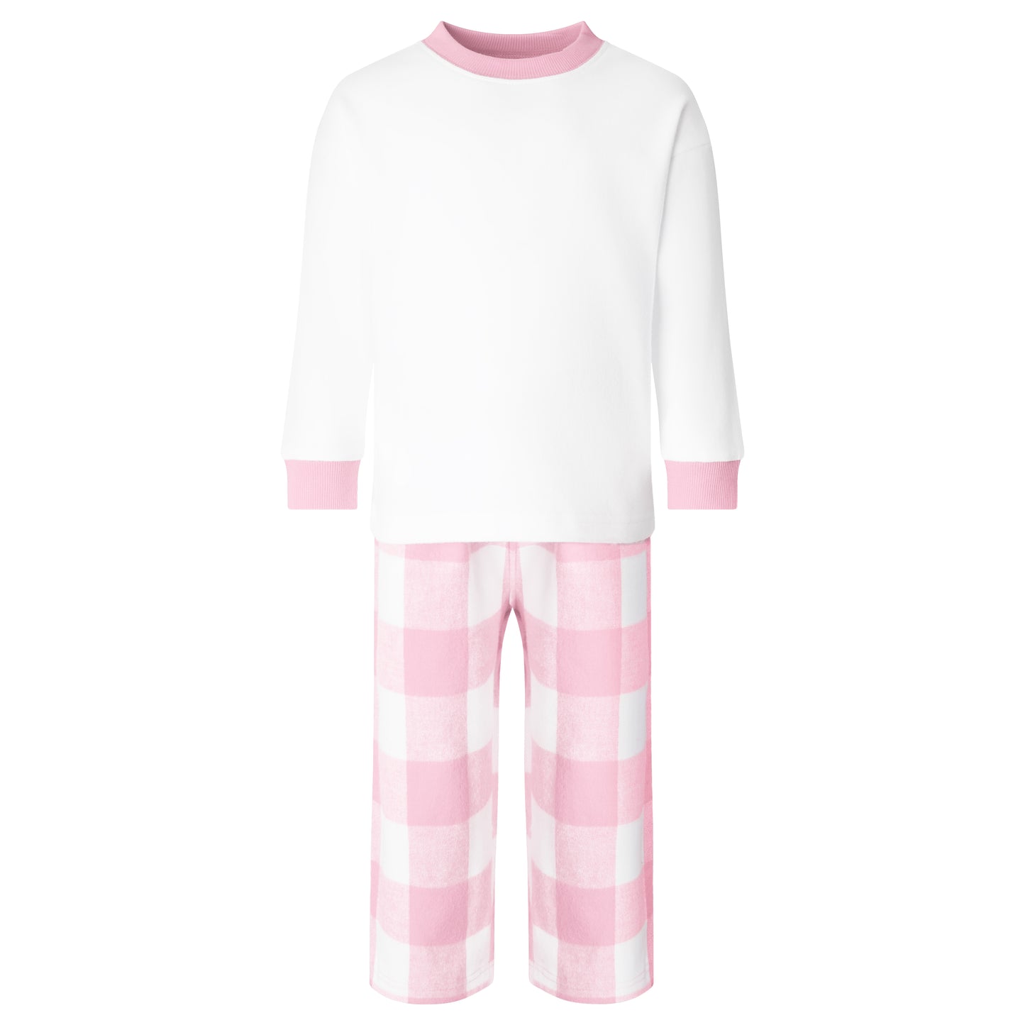 Children's Check Bottom Pyjama Set